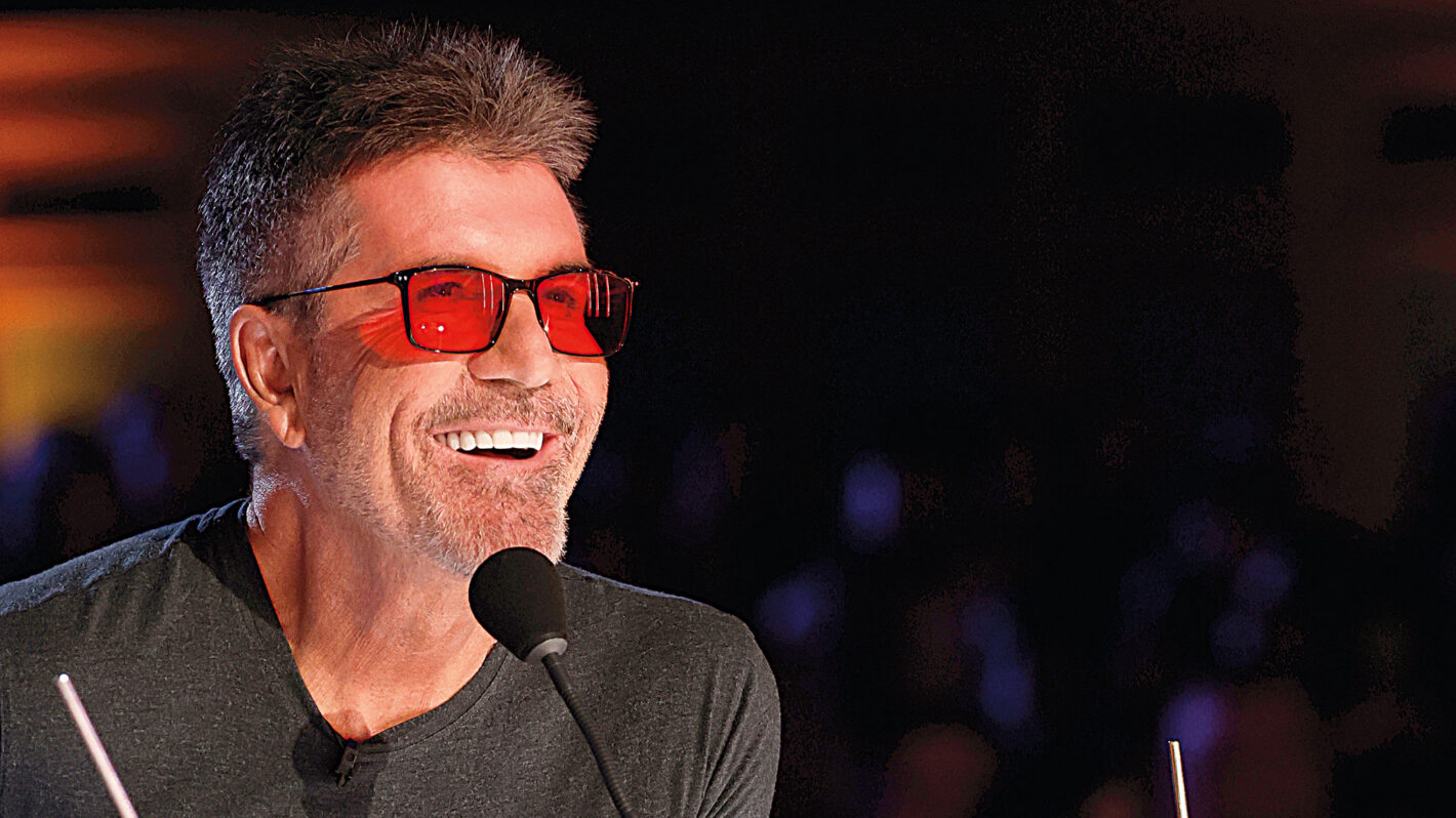 Simon Cowell at the Britain’s Got Talent judges’ desk